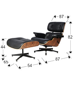 Cadeirão Eames Preto