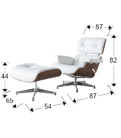 Cadeirão Eames Branco