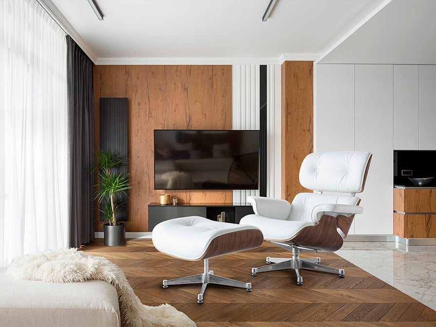 Cadeirão Eames Branco