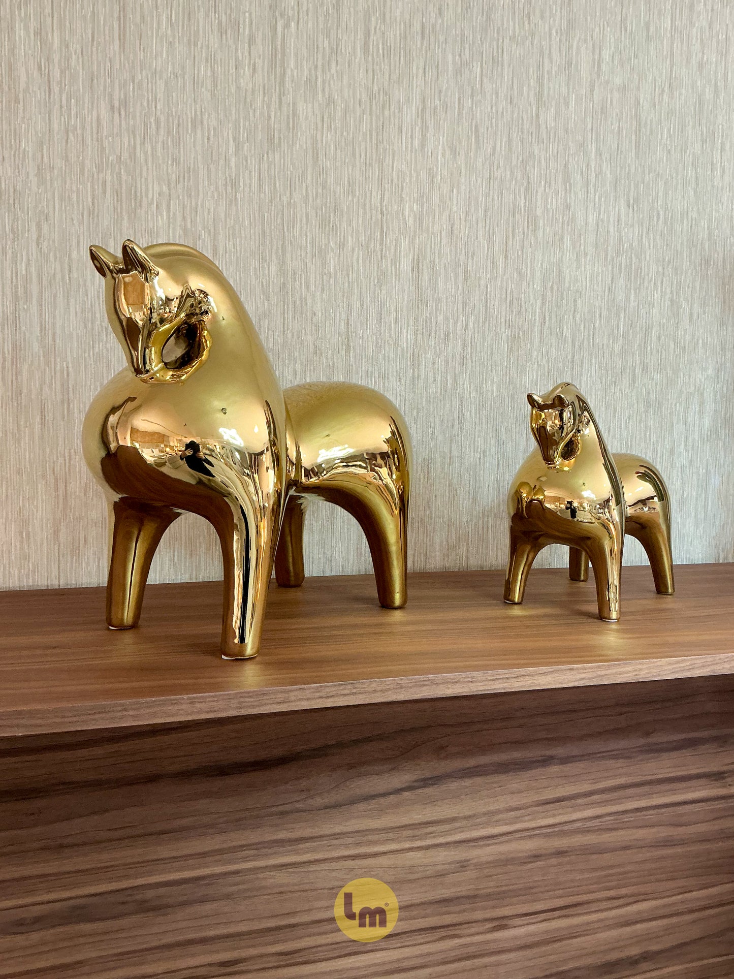 Conjunto Cavalos Gold