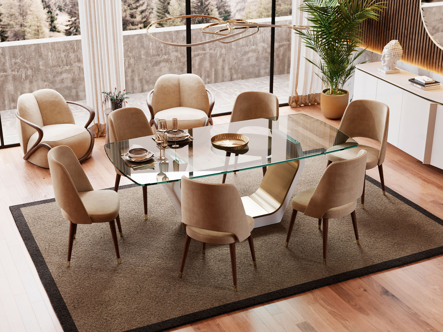 Mesa de Jantar Premium XLUX Zenit